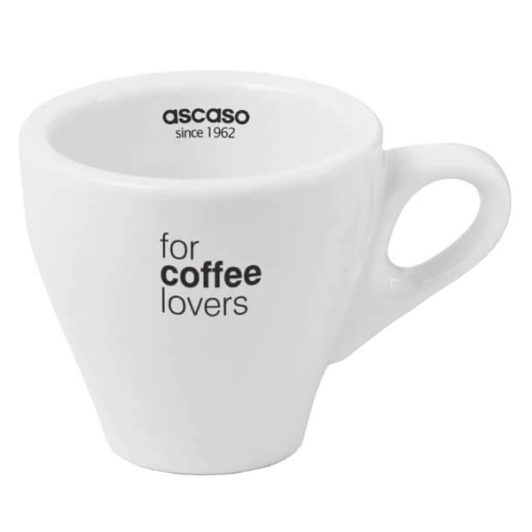 ascaso Cappuccinotasse aus der 'For Coffee Lovers' Kollektion, für den bewussten Kaffeegenuss.