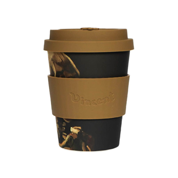 Ecoffee Cup Skull of a Skeleton Van Gogh Museum bicchiere da caffè 350 ml con motivo teschio