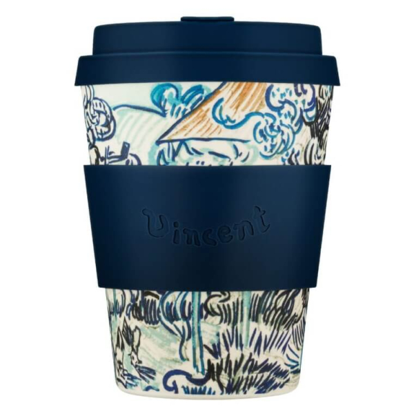 350ml Ecoffee 'VGM Old Vineyard with Peasant Woman' Becher, kunstvoll und umweltbewusst für Ihren Kaffeegenuss, bei beanarella