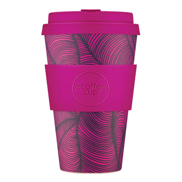 Der Ecoffee Cup Otrobanda in 400ml - nachhaltiger und farbenfroher Coffee-to-go-Becher von beanarella.