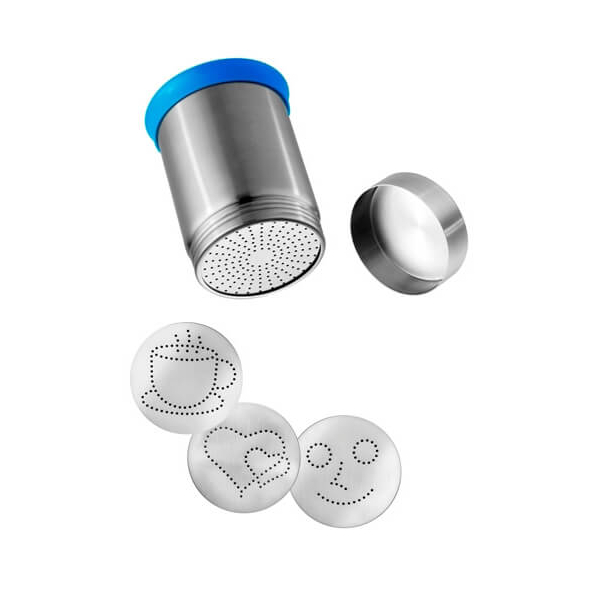 Motta Kakao-Dekorationsset mit Schablonen für Cappuccino.