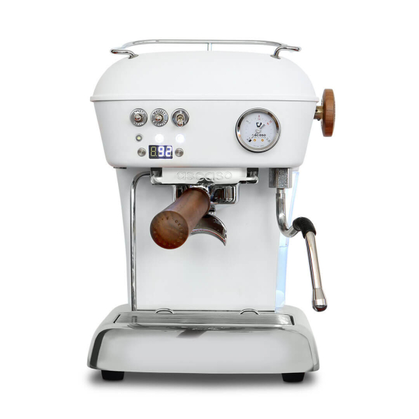 Ascaso DREAM PID machine à expresso en blanc, idéal pour chaque Moderne cuisine.