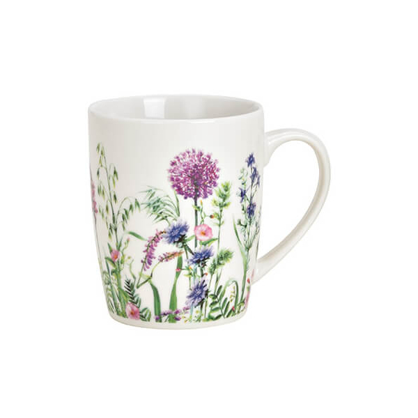 Tasse Champ de Printemps en porcelaine avec un design floral, 300ml, Design 1