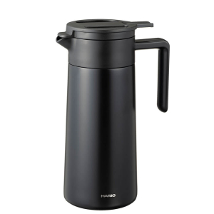 Hario Edelstahl-Thermopot mit Keramikbeschichtung 800 ml - Schwarz