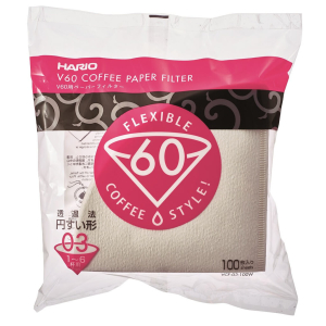 Hario Papierfilter V60 03 - Weiss - 100 Stück