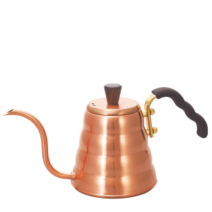 Hario Buono Wasserkocher V60 Drip Kettle - für Elektro-, Ceran- und Gasherd - Kupfer - 900ml