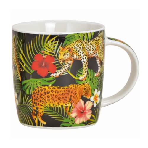 Tasse Leopard - aus Porzellan - 270ml