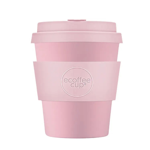 240ml Ecoffee Cup Local Fluff in Rosa, kompakter und nachhaltiger Kaffeebecher, erhältlich bei beanarella.