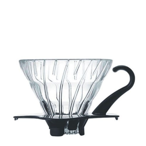 Hario V60 Kaffeefilterhalter aus Glas, Grösse 01 (1-2 Tassen).