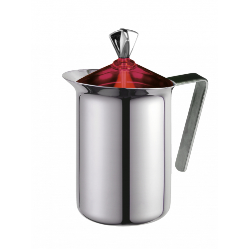 G.A.T. Fantasia milk frother in stainless steel, manual.