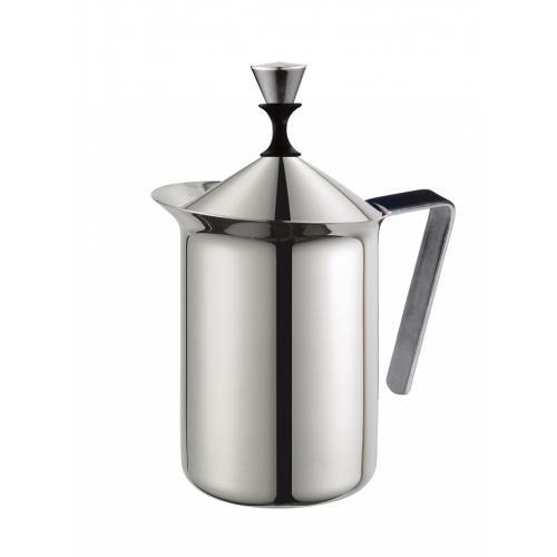 G.A.T. Pratika milk frother in stainless steel, manual.