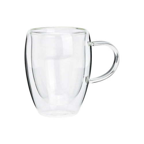 Tasse - doppelwandig - aus Glas - 350ml
