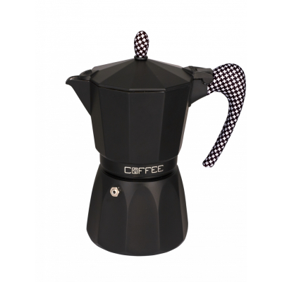 Cafetière italienne G.A.T. Pied De Poule en aluminium.