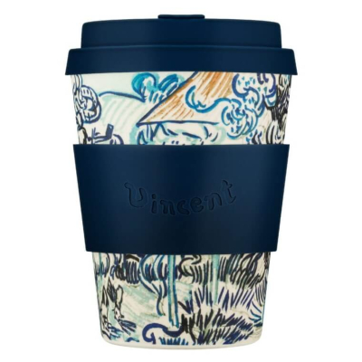 350ml Ecoffee 'VGM Old Vineyard with Peasant Woman' Becher, kunstvoll und umweltbewusst für Ihren Kaffeegenuss, bei beanarella