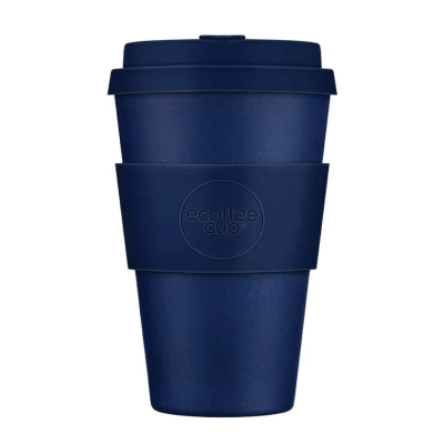 400ml Ecoffee Cup Dark Energy - Grande, elegante e ecologico, per il Piacere del caffè unterwegs con beanarella