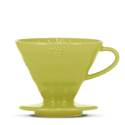 Hario Kaffeefilterhalter V60 - Grösse 02 für 1-4 Tassen - Keramik - Colour Edition - Light Green