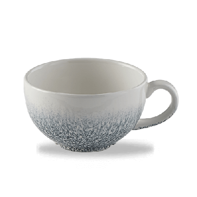 Churchill Raku Topaz Blue tasse à café 227ml, présenté en un profond Ozeanblau, verleiht chaque Kaffeemoment beruhigende Atmosphäre.