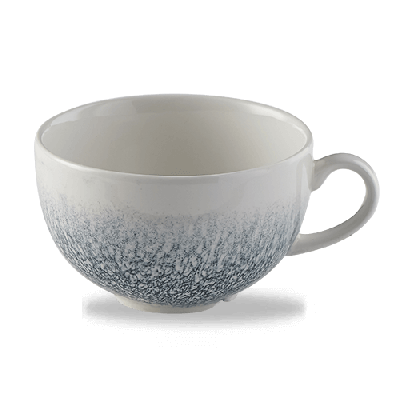 Churchill Raku Topaz Blue Kaffeetasse in 340ml, feine Keramik mit einzigartiger blauer Glasur, ideal für stilbewusste Geniesser.
