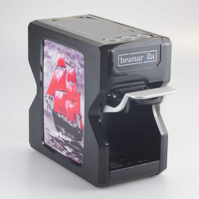 Nori Kaffeemaschine Schwarz Special Edition mit Schiffsmotiv von beanarella – exklusives und umweltfreundliches Design