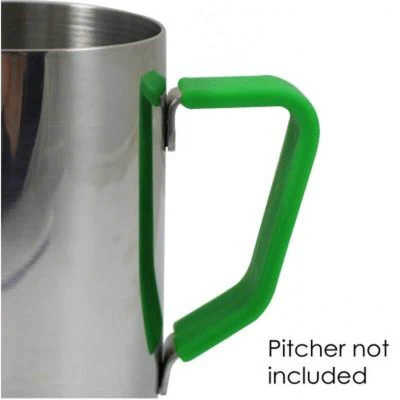 Rhino Green copri manico in silicone 32oz verde su lattiera in acciaio inox 950 ml