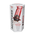 Emballage de l'AeroPress Coffee Maker - Clear Red.


