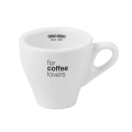 Ascaso tasse à expresso avec impression 'for coffee lovers', de blanc céramique, parfait pour ceux, Votre Espresso avec amour geniessen.