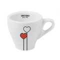 Die ascaso LOVE Espressotasse präsentiert ein einfaches, aber liebevolles Herzdesign, das Kaffeegenuss mit einer Note Zuneigung verbindet.