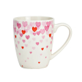 Tasse en porcelaine pour la Saint-Valentin avec motif de cœurs, 360ml – un cadeau romantique pour vos proches.


