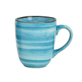 Tasse en grès turquoise d'une capacité de 370 ml, parfaite pour profiter de l'ambiance caribéenne d'un matin tropical dans votre café ou thé.




