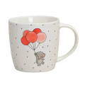 Tasse Elefant - aus Porzellan - Balloons - 8cm - 300ml