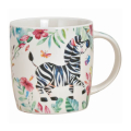 Tasse Zebra Schmetterlinge - aus Porzellan - 270ml