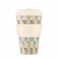 Ecoffee Cup Shandor the Magnificent : Le gobelet réutilisable élégant en mosaïque pastel, 400ml – idéal pour les déplacements, résistant au lave-vaisselle et sans BPA, fabriqué à partir de PLA écologique.