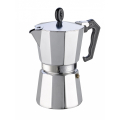 Cafetière italienne – Originale - pour cuisinière électrique, céramique et à gaz - pour 3 tasses – Lady Oro