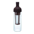Hario Filter-in Coffee Bottle 650 ml Schokobraun – Cold Brew Glasflasche mit integriertem Filter