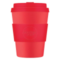 350ml Ecoffee Cup Meridian Gate - Stilvoller roter Becher, der Design und Nachhaltigkeit vereint, von beanarella.