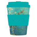 Ecoffee Cup VGM Almond Blossom de 350ml, inspiré par les amandiers en fleurs de Van Gogh, allie esthétique et écologie, disponible chez beanarella.

