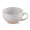 Churchill Elements Dune coffee cup, 340ml, in natural sand tones, offering a rustic aesthetic for coffee lovers.
