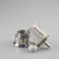 Cafetière italienne – Originale – Cafetière italienne en porcelaine et aluminium - pour 1 tasse - Mini 1 Cup - Design 1
