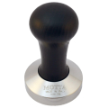 Motta Barista Kit Napoli – Espresso-Tamper 58 mm mit dunklem Holzgriff und Motta-Gravur auf der Edelstahlbasis
