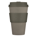 Ecoffee Cup - Gobelet à café durable en gris, 400ml – Molto Grigio, idéal pour les déplacements, résistant au lave-vaisselle et sans BPA, fabriqué à partir de PLA écologique.