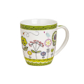 Tasse en porcelaine colorée avec un motif floral vibrant, 350ml, parfaite pour un usage quotidien ou comme cadeau.


