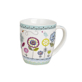 Tasse en porcelaine avec un décor floral coloré et une capacité de 350ml, idéale pour les amateurs de motifs floraux et de thé élégant.


