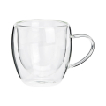 Tasse - doppelwandig - aus Glas - 250ml