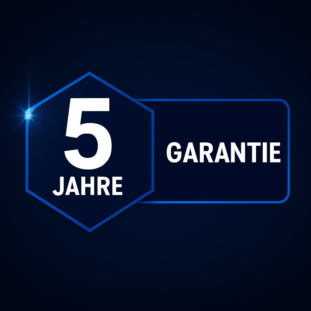 5 Jahre Garantie