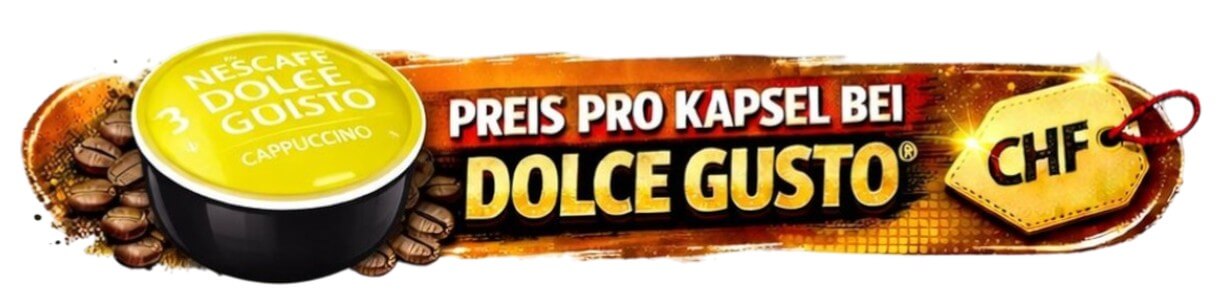 Preis pro Kapsel bei Dolce Gusto – Dolce Gusto Kapsel mit Kaffeebohnen