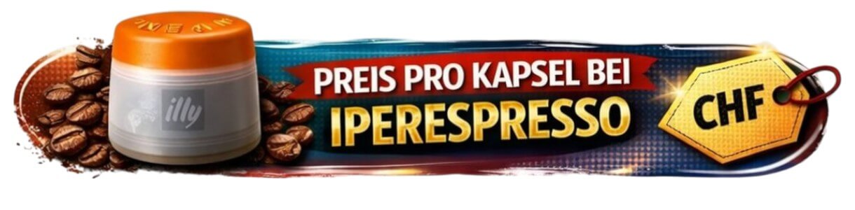 Preis pro Kapsel bei Iperespresso – illy Iperespresso Kapsel mit Kaffeebohnen