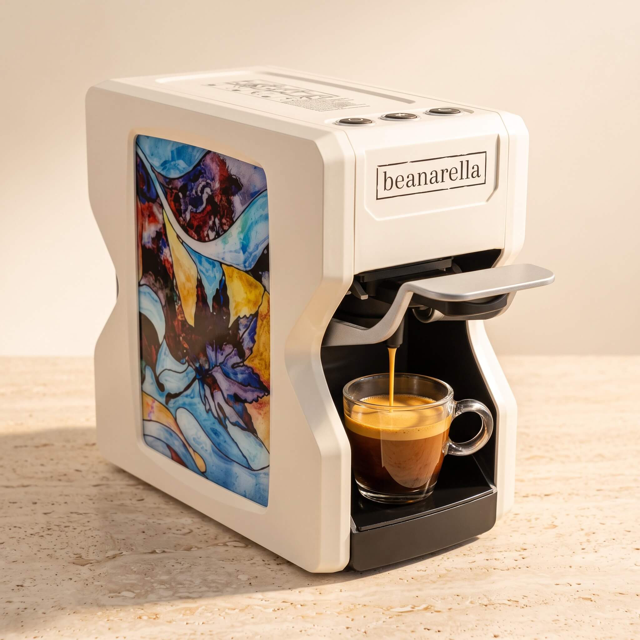 Machine à café à capsules Nori Magie des Montagnes Blanc