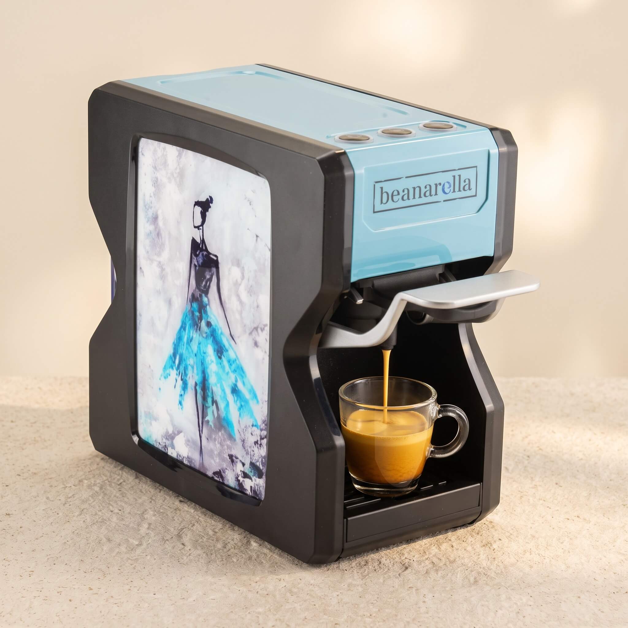 Machine à café à capsules Nori Danseuse Étoile Bleu