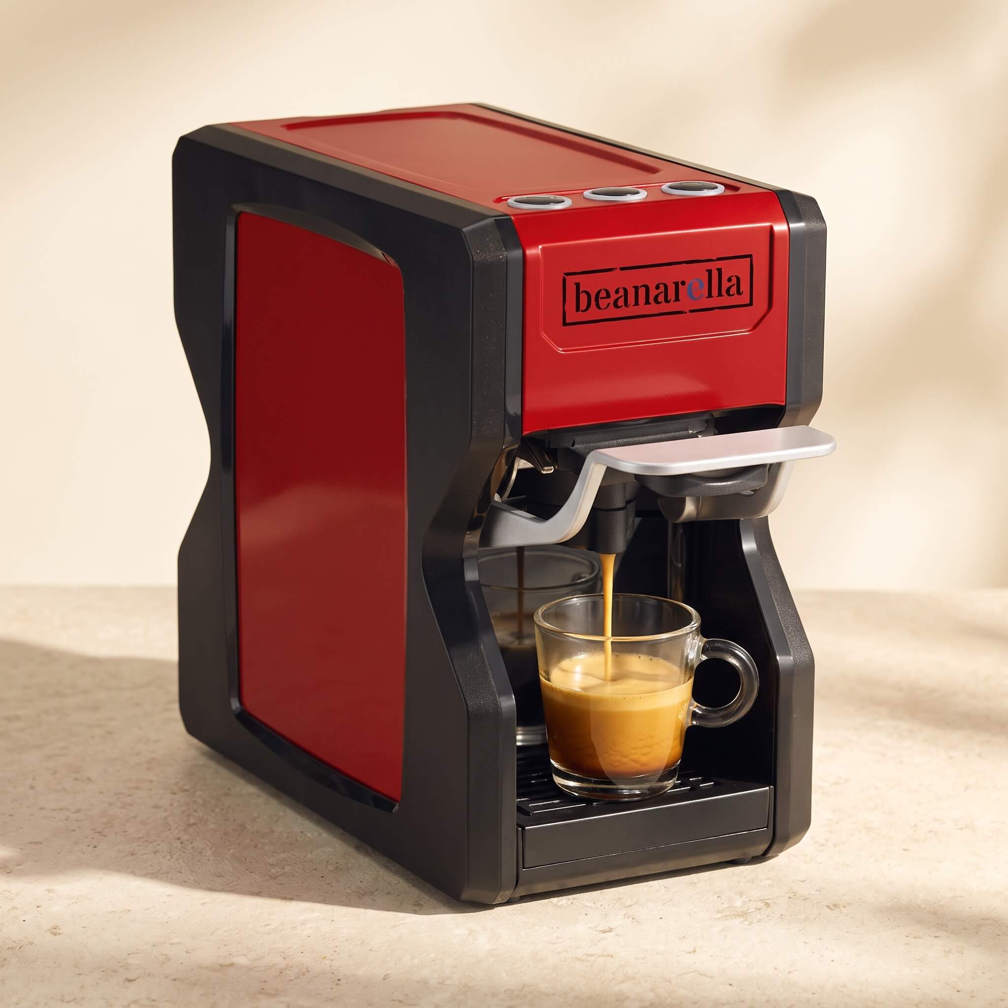 Machine à café à capsules Nori Rouge