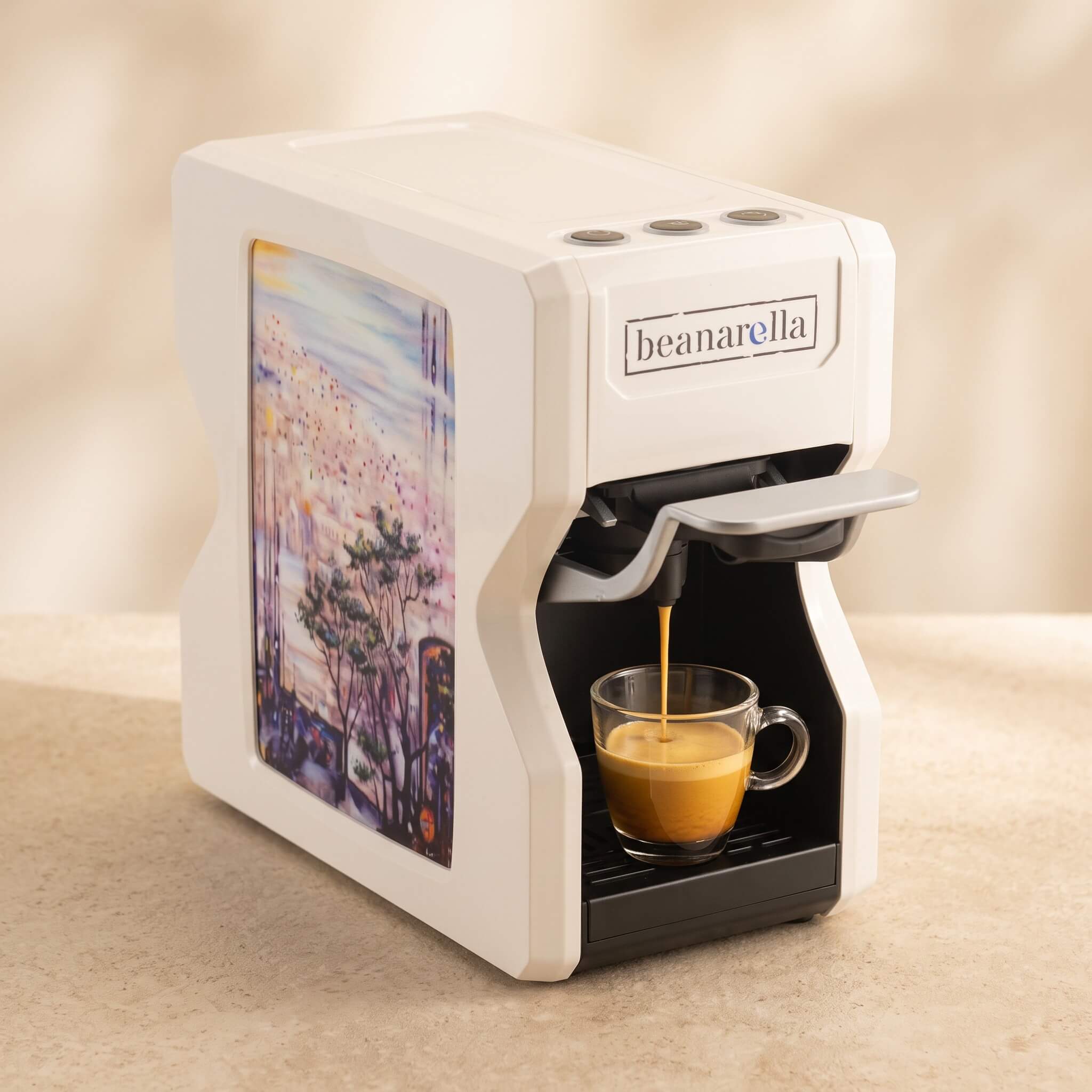 Machine à café à capsules Nori Rêves Urbains Blanc